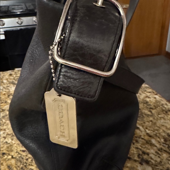 Coach 9151 Legacy Vintage Bucket Shoulder Hobo Bag Black Leather with Silver Tag - Picture 2 of 7